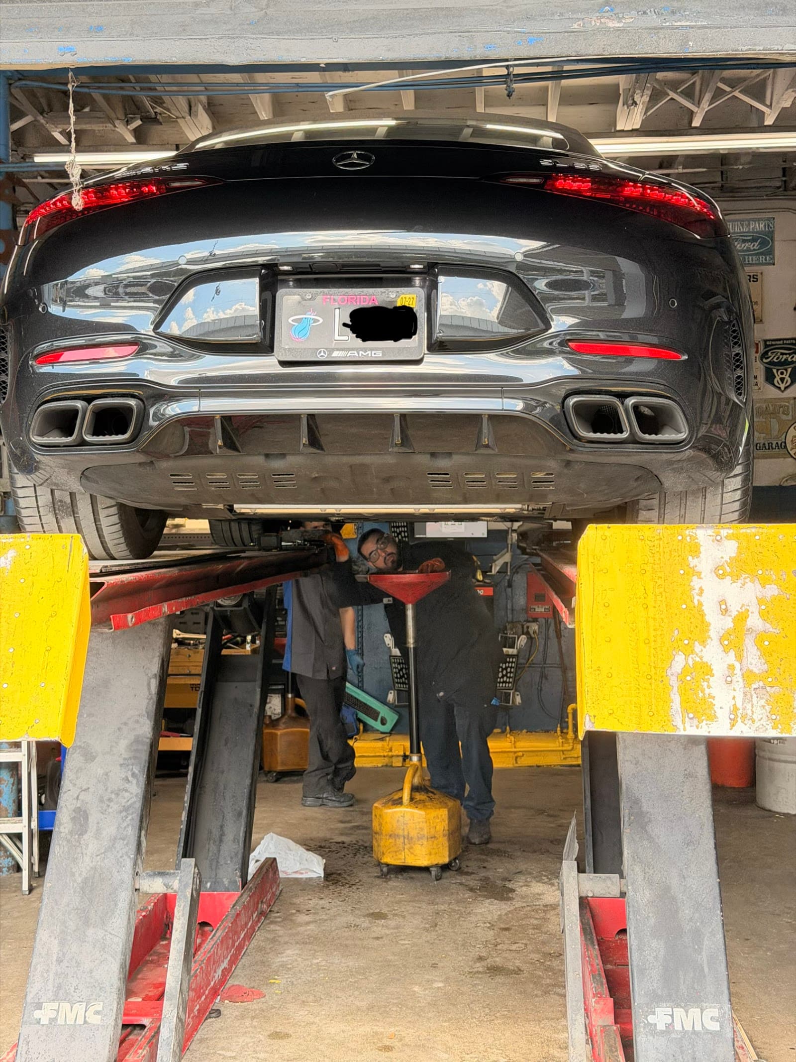 The J C Car Care Center shop